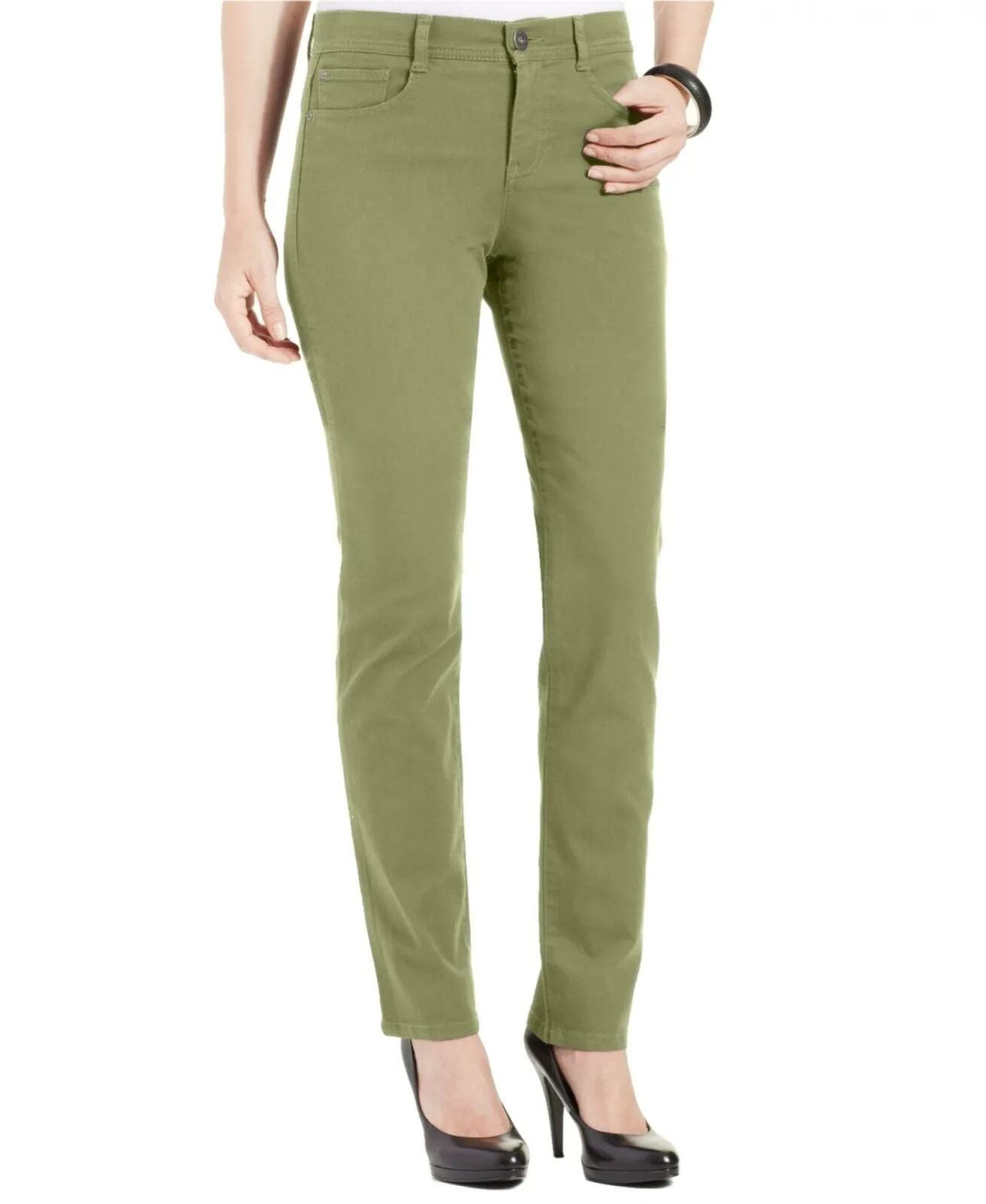 Style & Co Women's Petite Tummy Control Slim Leg Jeans. 50246EV141