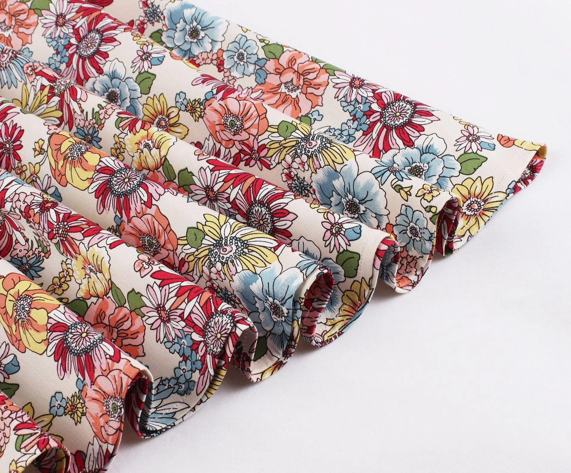 Summer Butterfly Print Short Dresses