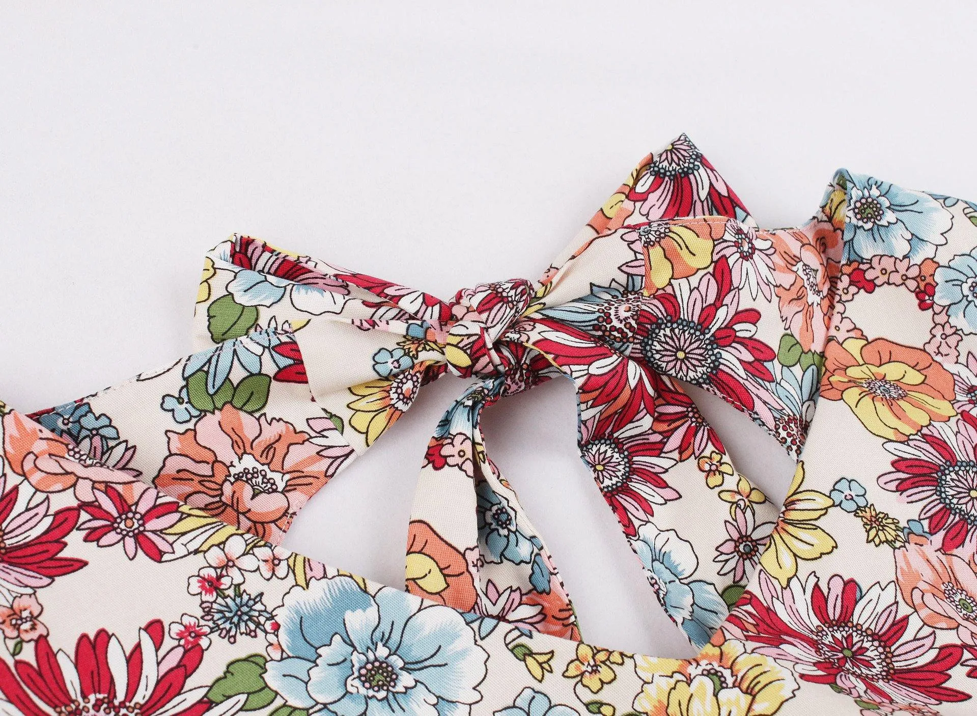 Summer Butterfly Print Short Dresses