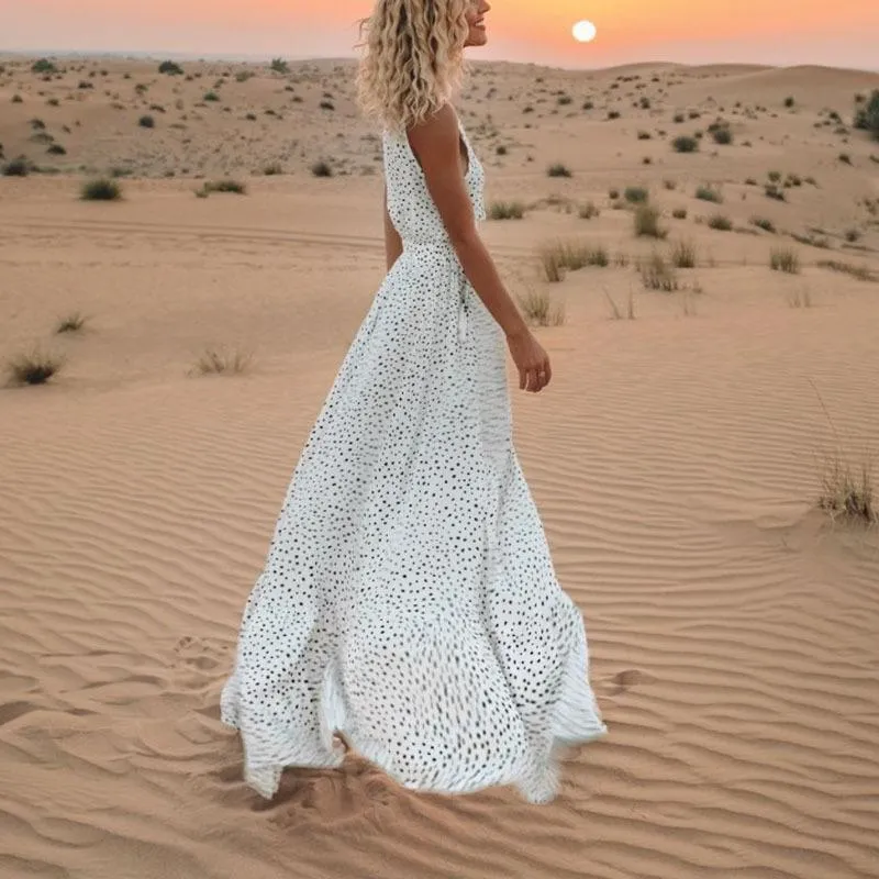 Summer Sleeveless Bohemian Long Dresses