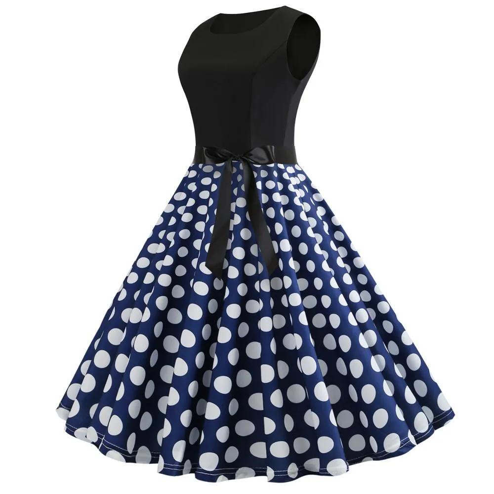 Summer Women Musical Not Sleeveless Dresses