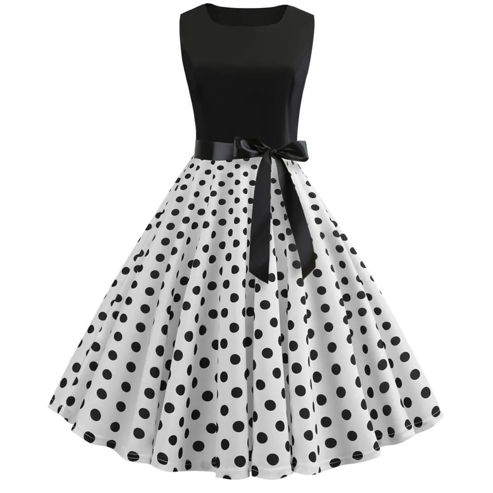 Summer Women Musical Not Sleeveless Dresses