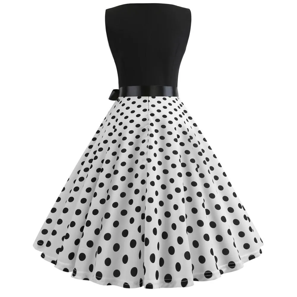 Summer Women Musical Not Sleeveless Dresses