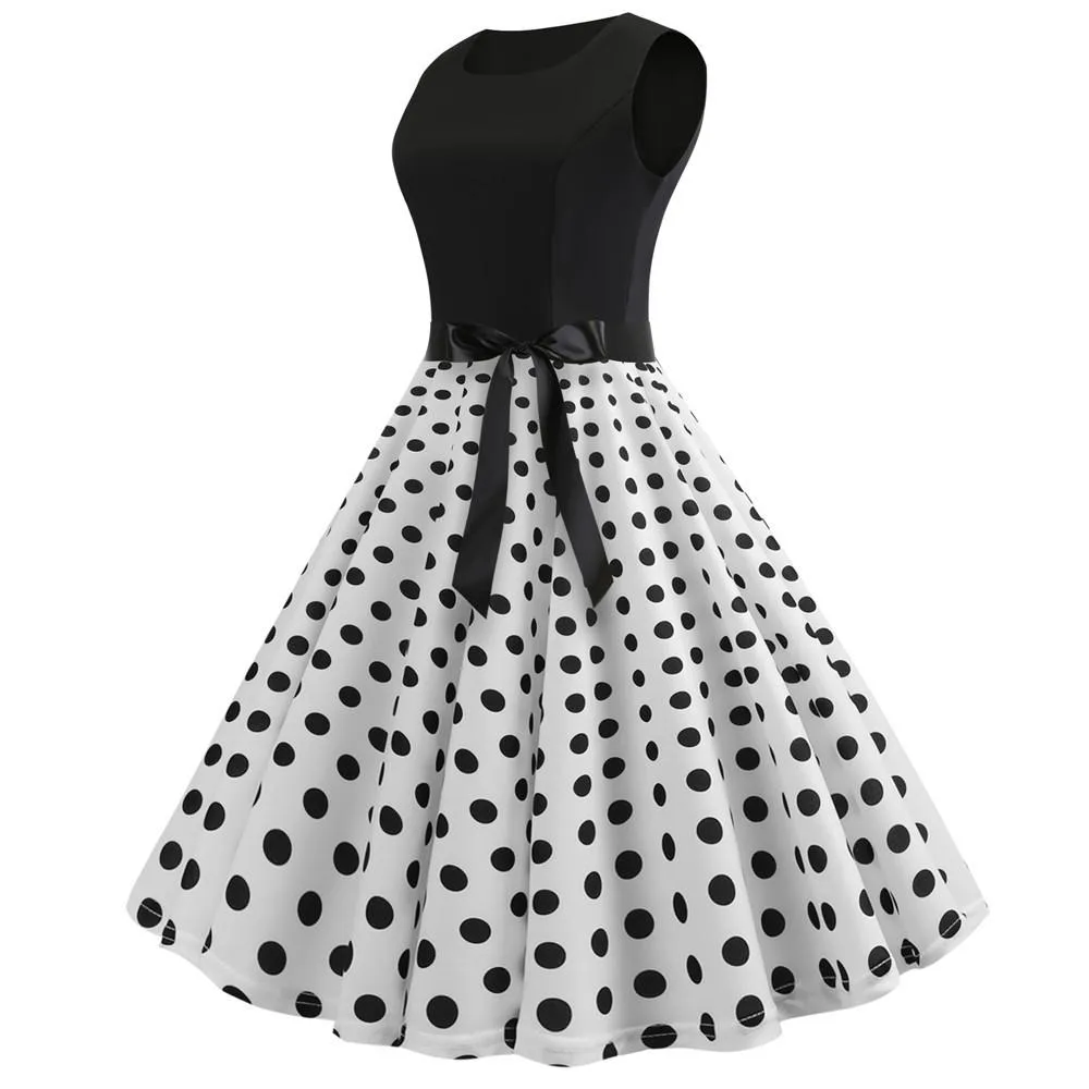 Summer Women Musical Not Sleeveless Dresses
