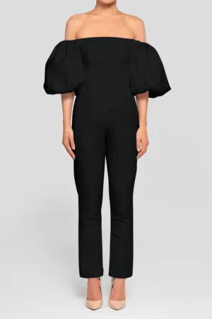 Sylvia Silk Faille Jumpsuit