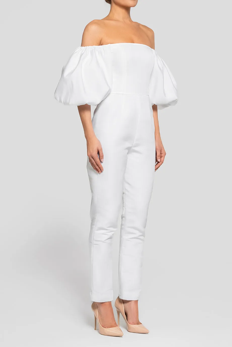 Sylvia Silk Faille Jumpsuit