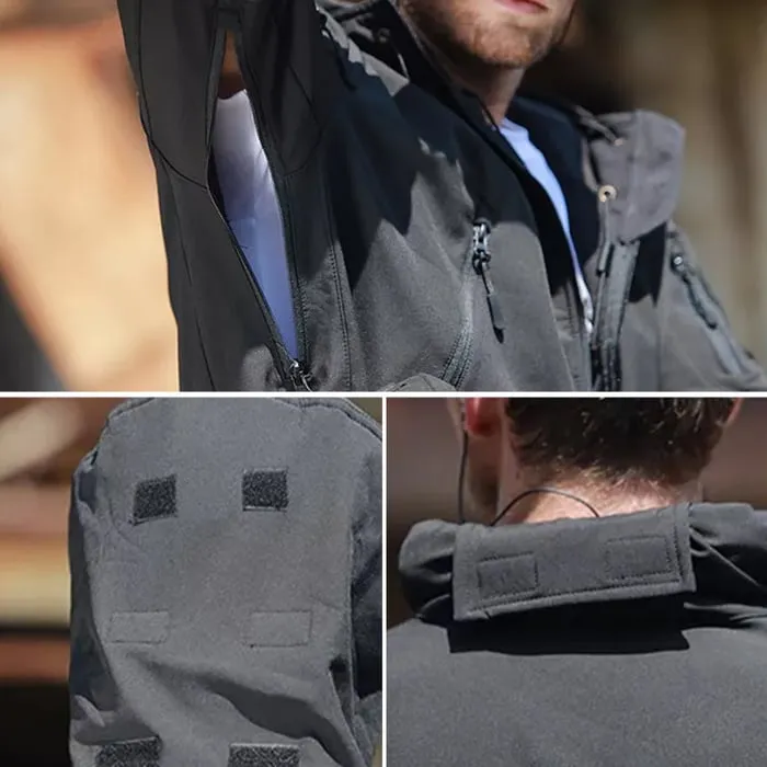 Taktisch und Technisch: Wasserdicht & Winddicht Herrenjacke