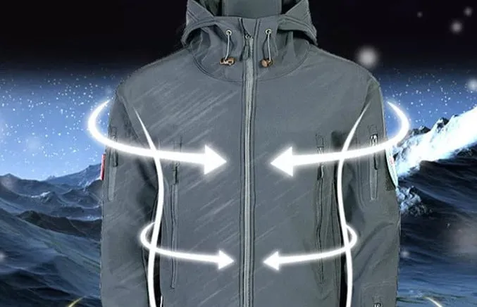 Taktisch und Technisch: Wasserdicht & Winddicht Herrenjacke