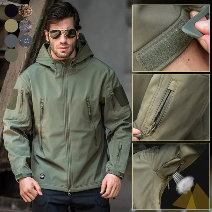 Taktisch und Technisch: Wasserdicht & Winddicht Herrenjacke