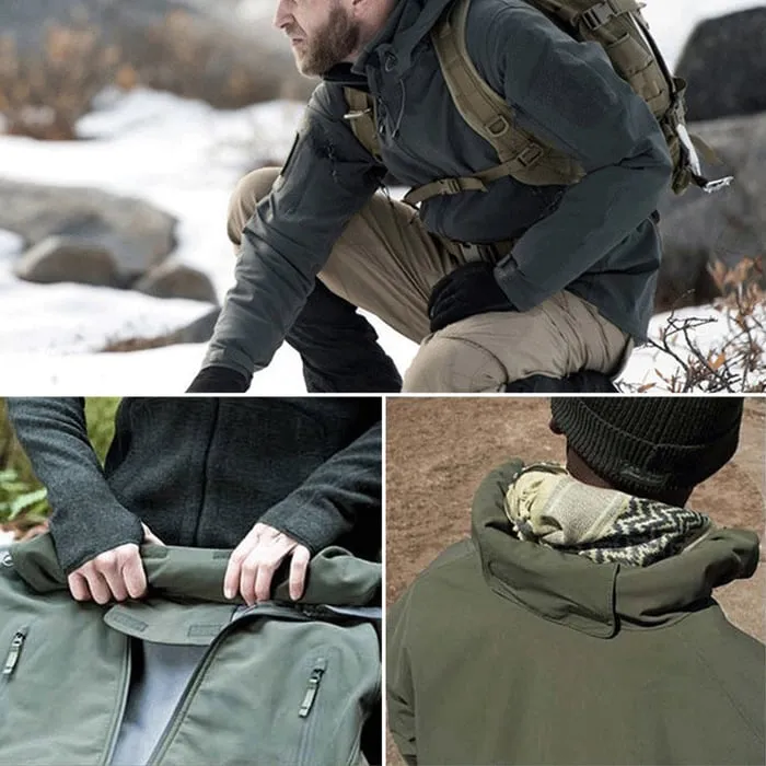 Taktisch und Technisch: Wasserdicht & Winddicht Herrenjacke