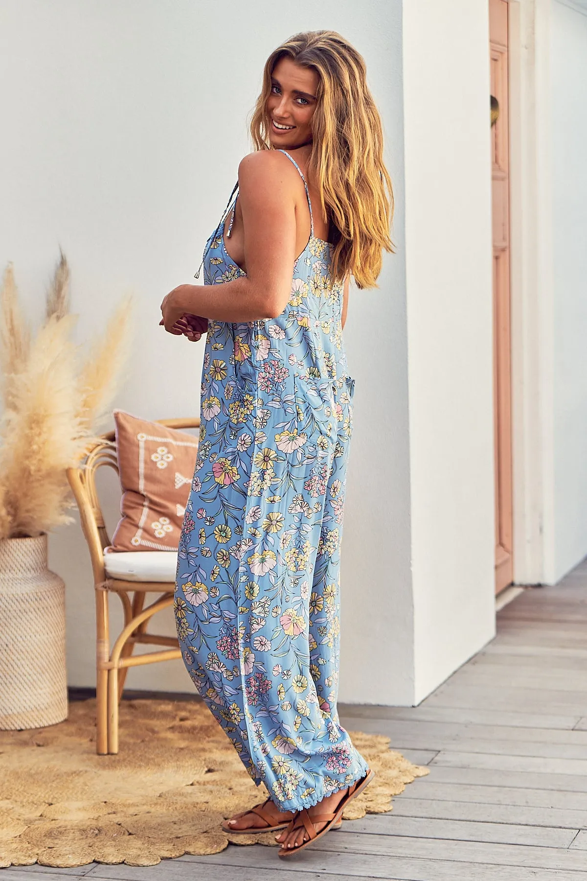 Talullah Jumpsuit - Dusty Blue