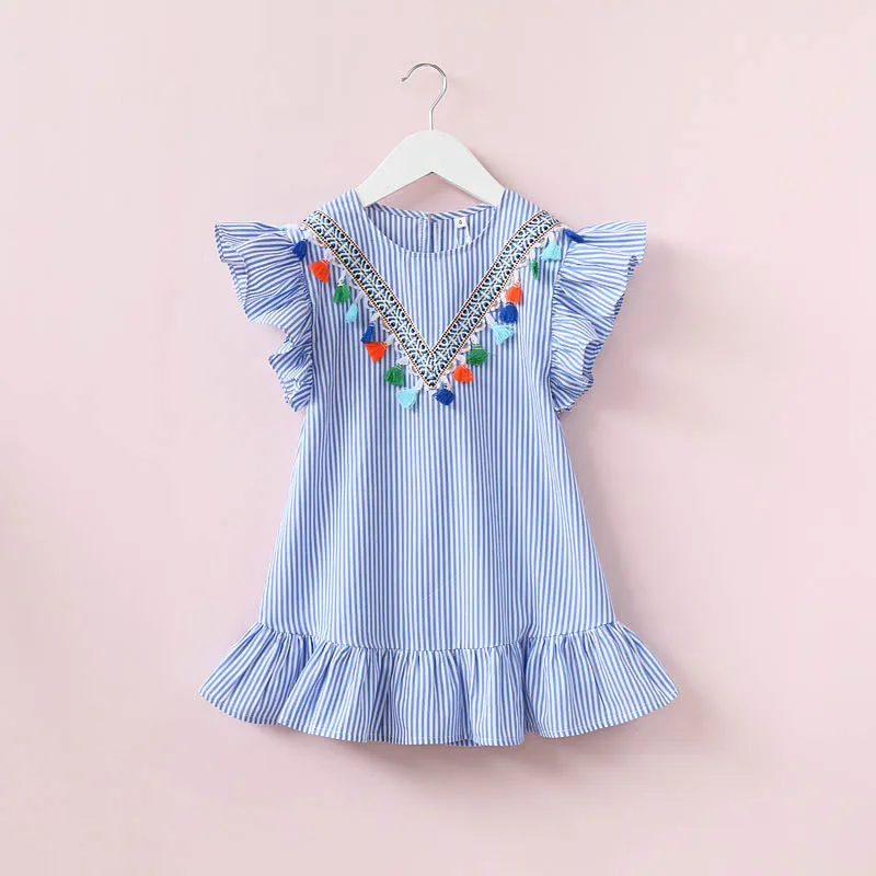 Tassel stripe Dress