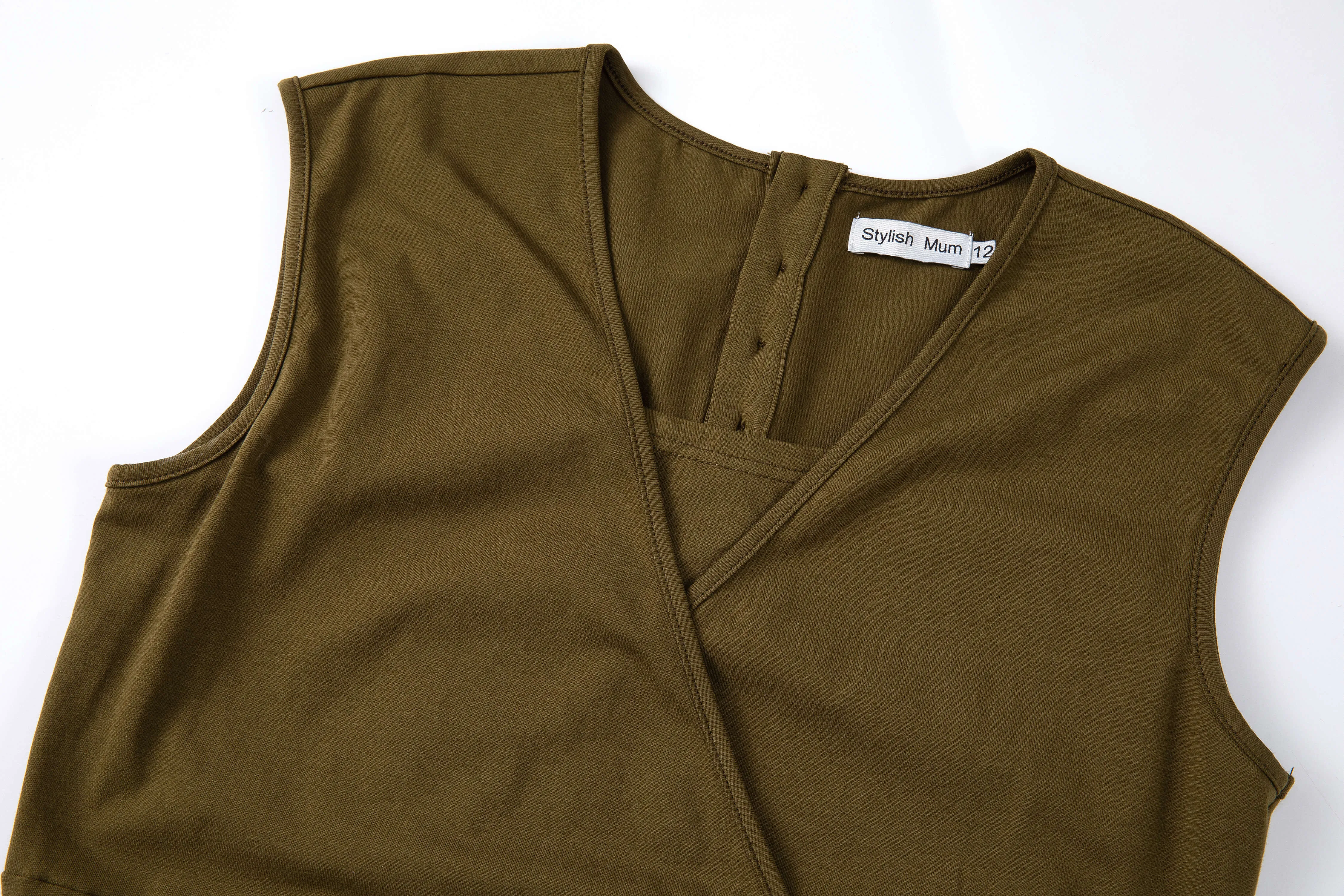 The Breastfeeding Jumpsuit - Kerry Khaki