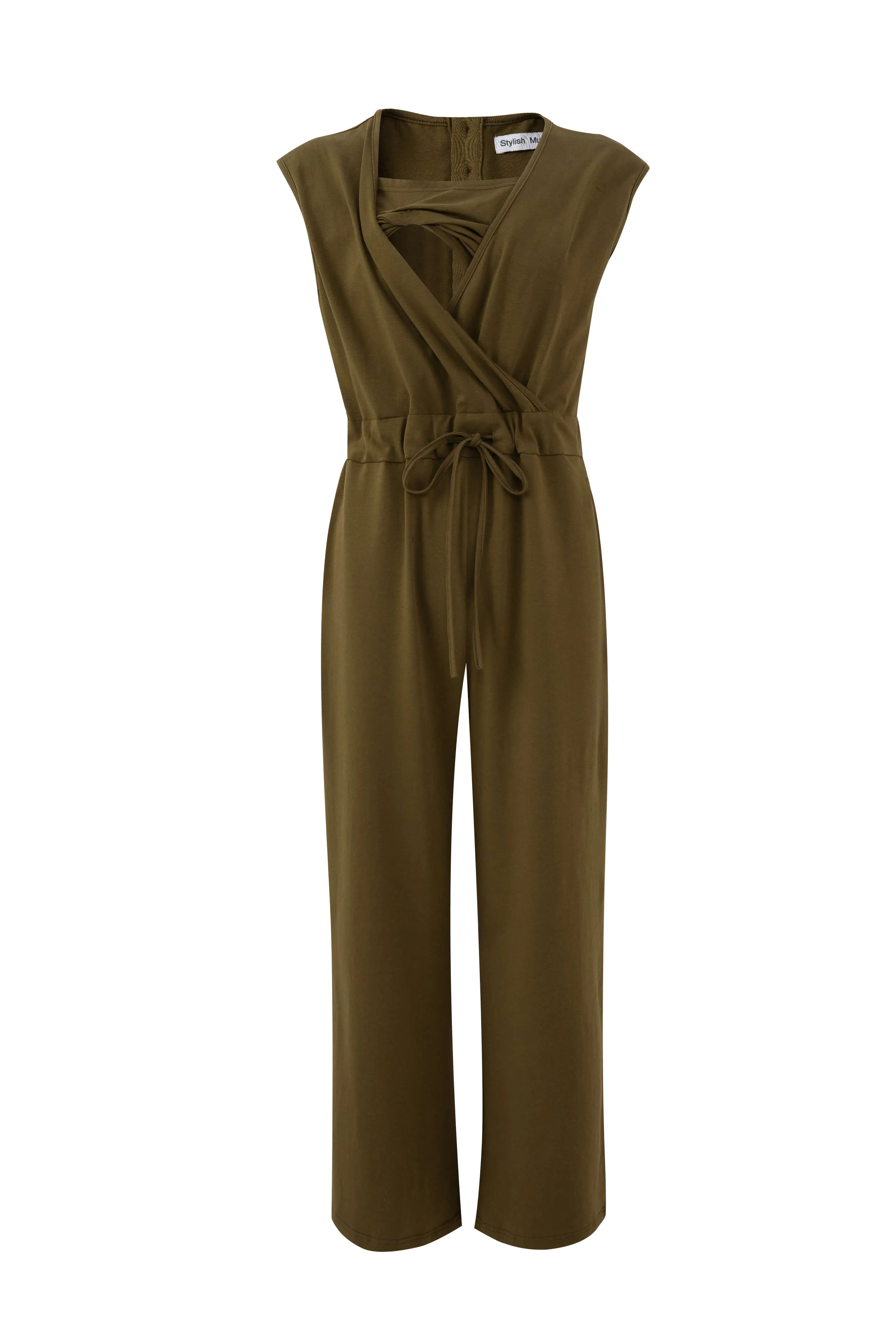The Breastfeeding Jumpsuit - Kerry Khaki
