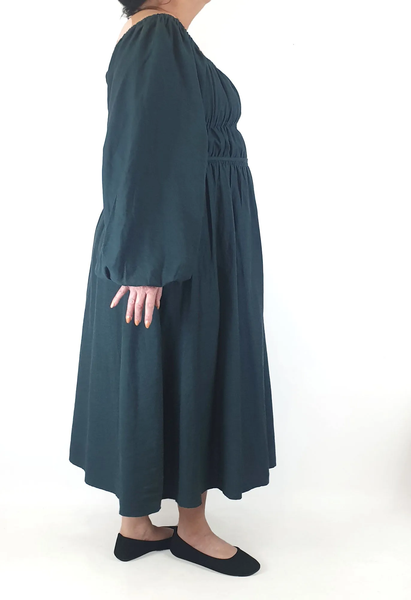 The Fated maxi green dress size 18