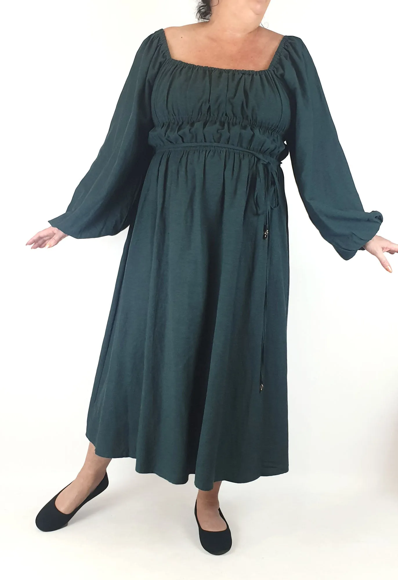 The Fated maxi green dress size 18