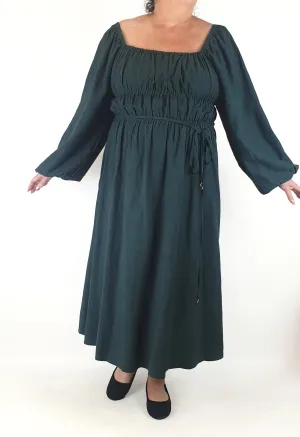 The Fated maxi green dress size 18