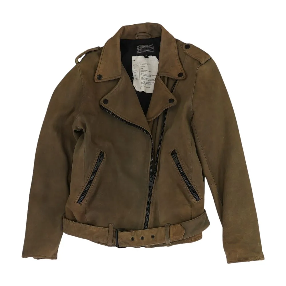 The Prospect Biker Goat Leather Jacket