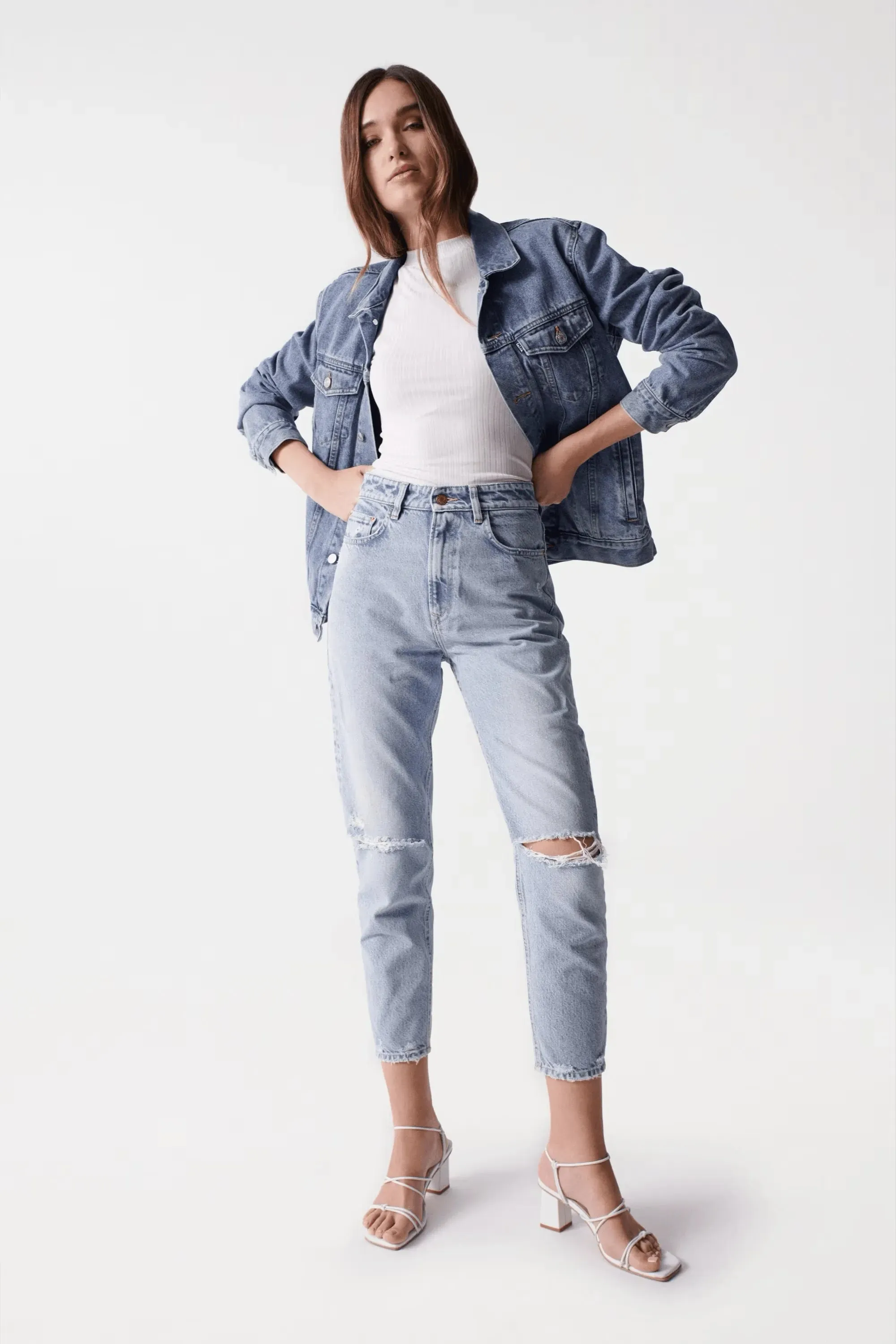 Top de Punto Salsa Jeans de Mujer con Cuello Halter