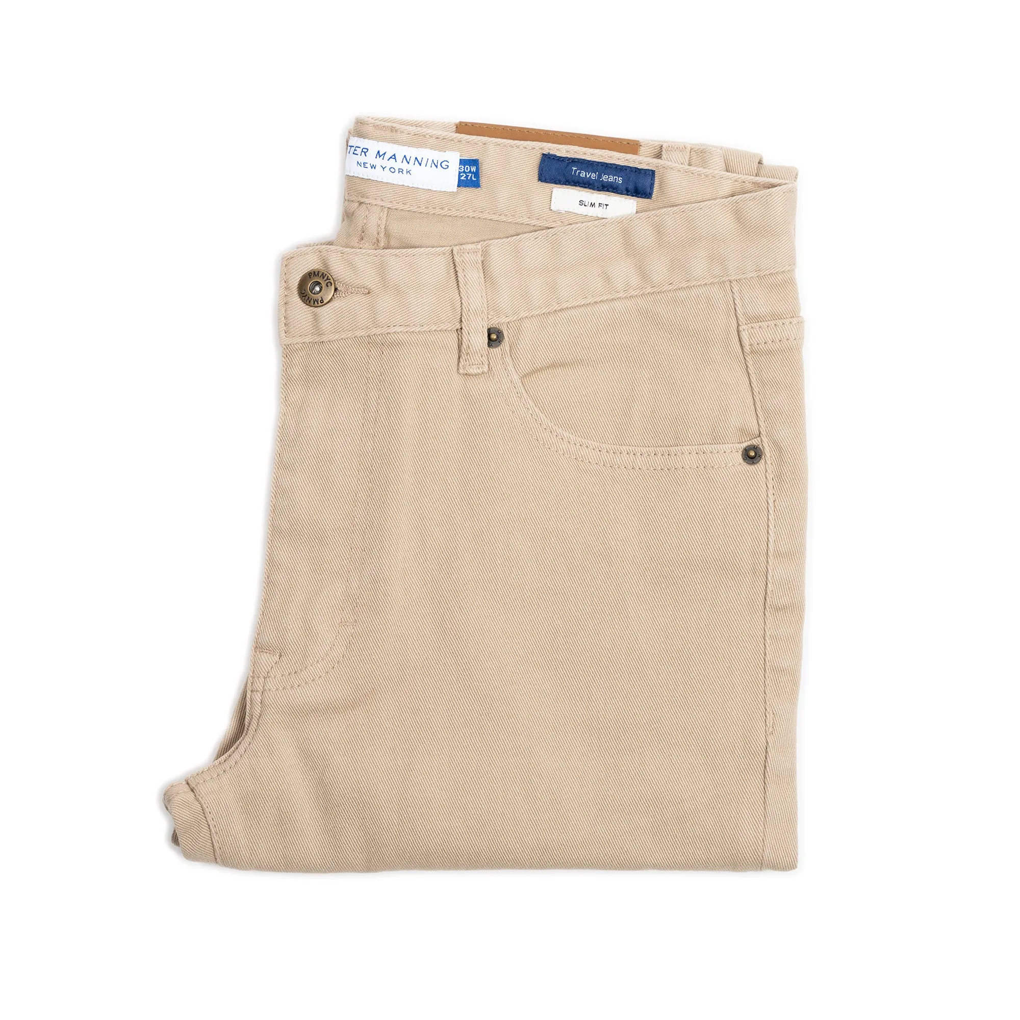 Travel Jeans Slim Fit - Tan