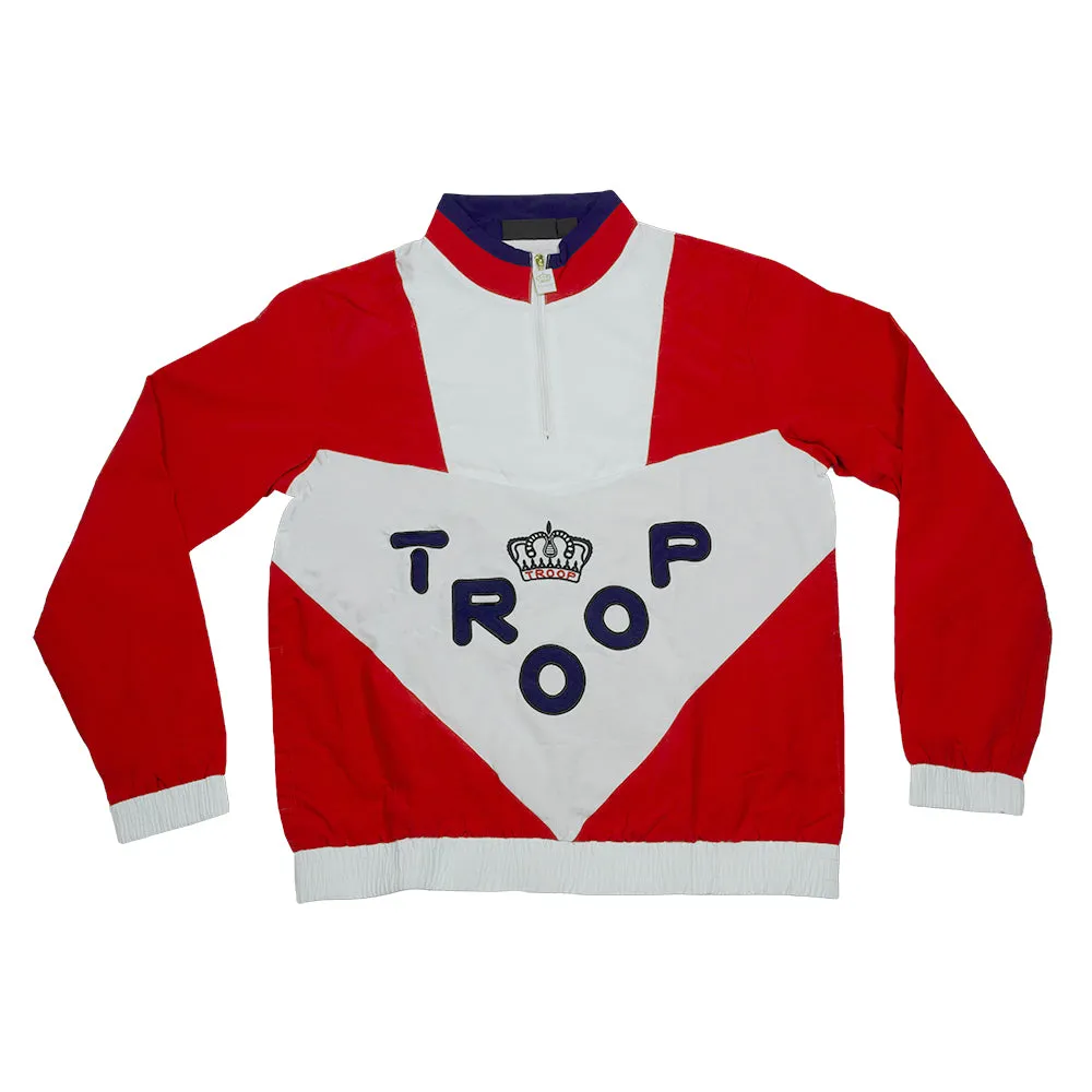 TROOP Arrow Track Pullover Jacket Red/White
