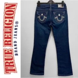 True Religion Jeans Low Rise Straight Jeans Size 27