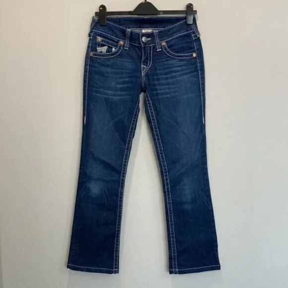 True Religion Jeans Low Rise Straight Jeans Size 27