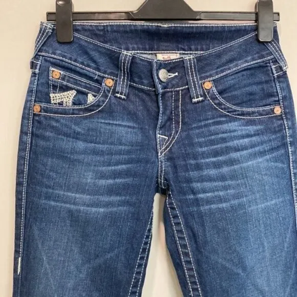 True Religion Jeans Low Rise Straight Jeans Size 27