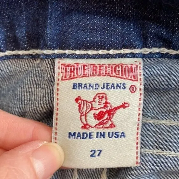 True Religion Jeans Low Rise Straight Jeans Size 27