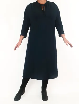 Uniqlo deep teal long sleeve maxi dress size XL