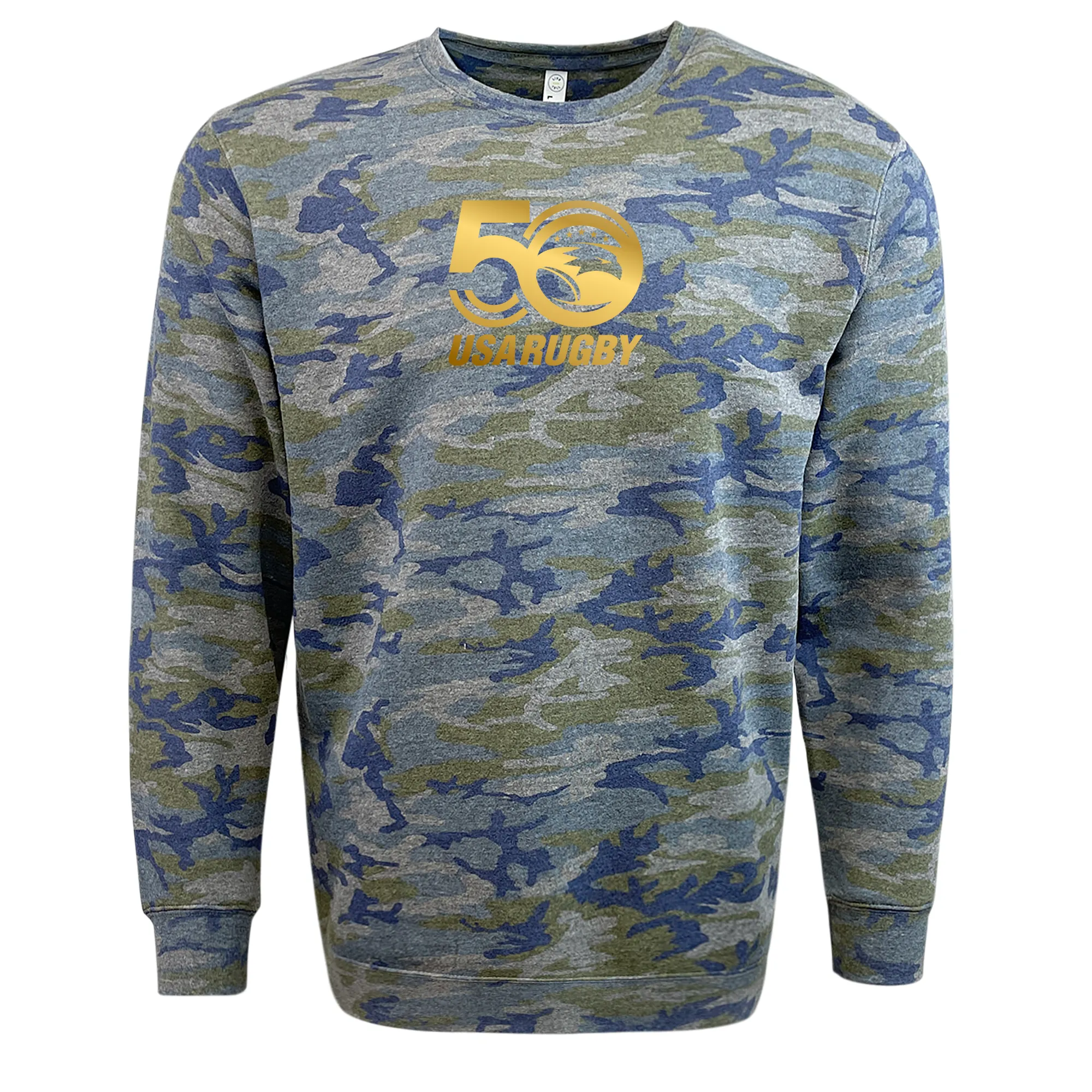 USA Rugby 50th Anniversary Camo Edition Fleece Crew Sweatshirt