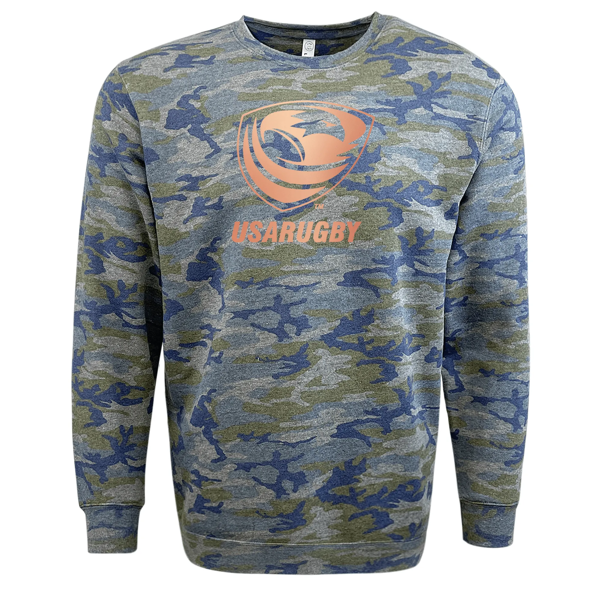 USA Rugby Bronze Camo Edition Fleece Crew Sweatshirt