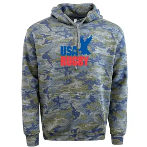 USA Rugby Camo Edition Throwback Logo Hoody