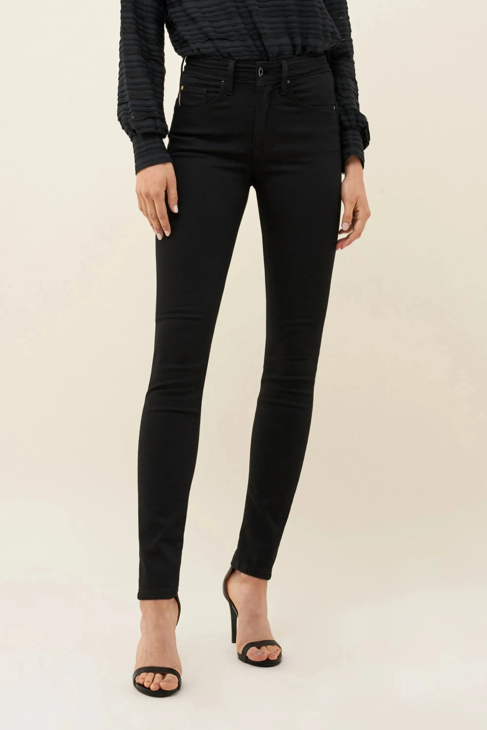 VAQUEROS PUSH IN SECRET GLAMOUR SLIM TRUE BLACK
