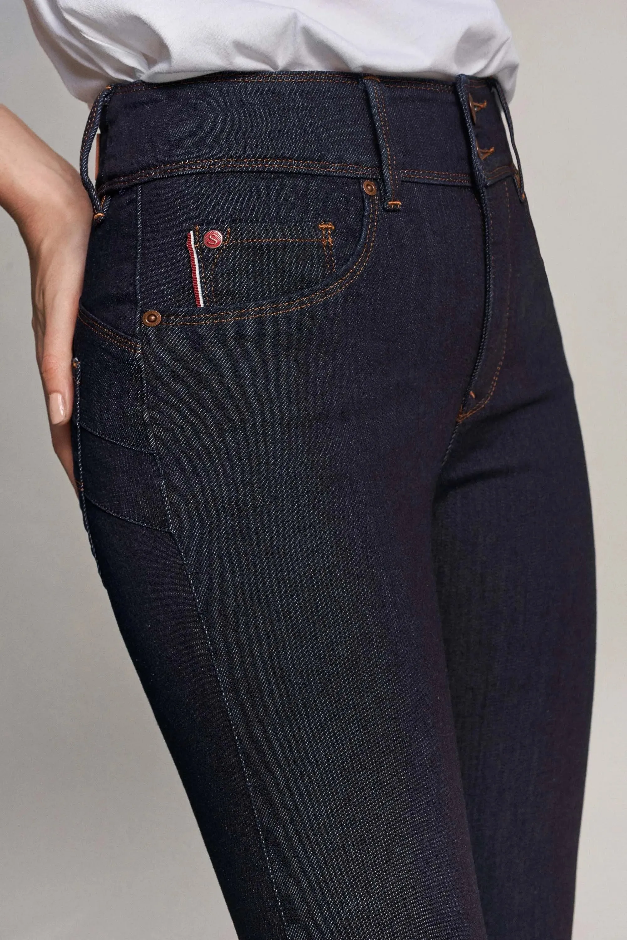 Vaqueros Salsa Jeans Secret Push In Skinny con Lavado Oscuro