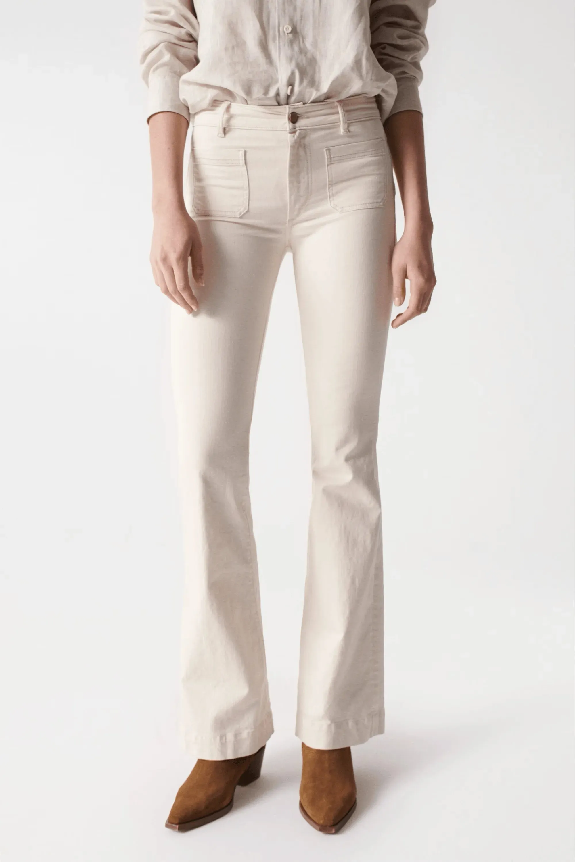 Vaqueros Salsa Mujer Push Up Destiny Flare Color Arena
