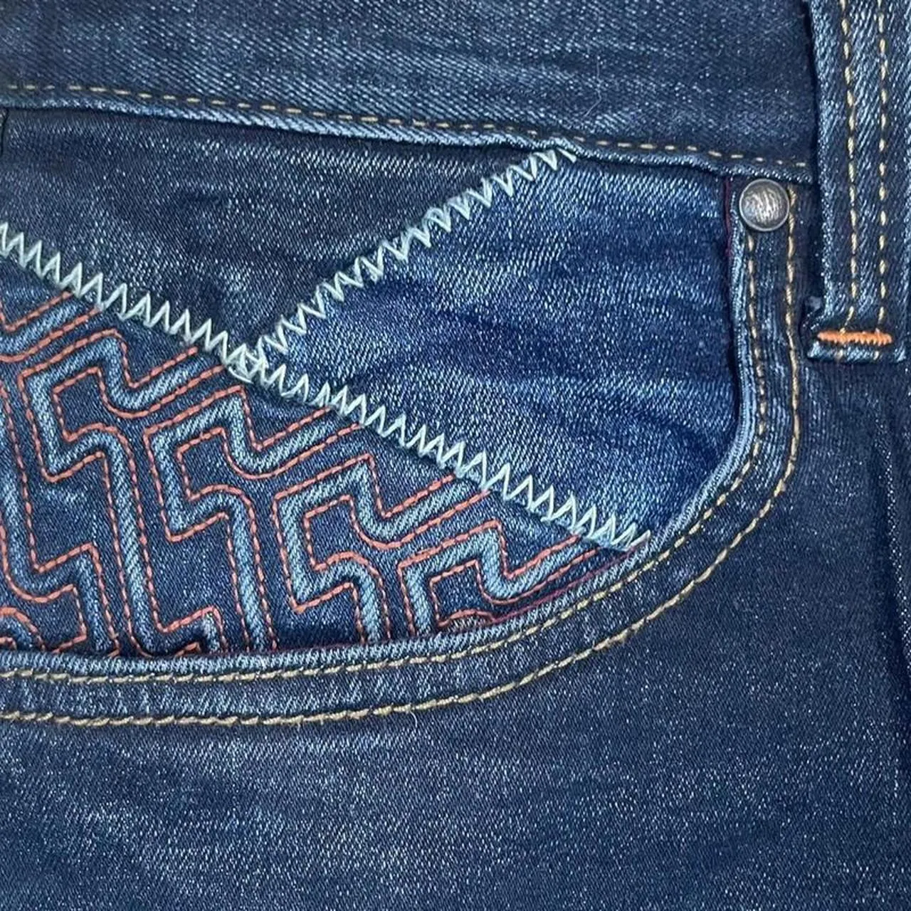 Vintage Evisu Japanese Denim Embroidered Slim Straight Fit Jeans