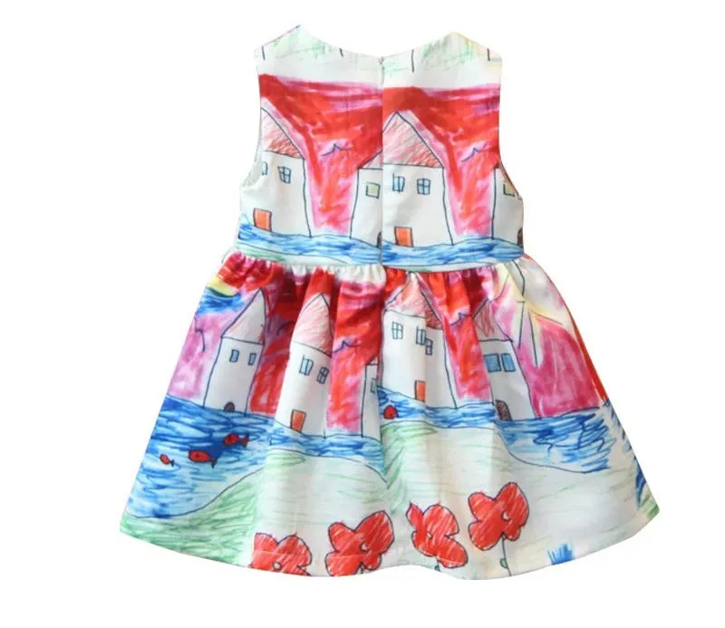 Water paint Dress