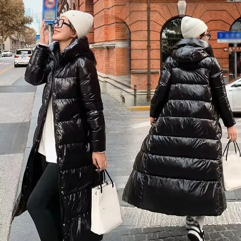 Waterproof Long Parkas Autumn Jacket Women New 2024 Hooded Winter Warm Down Jacket Female Parkas Plus Size 3XL Women Winter Coat