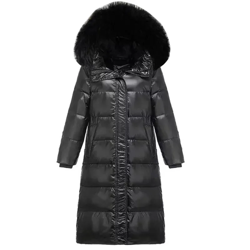 Waterproof Long Parkas Autumn Jacket Women New 2024 Hooded Winter Warm Down Jacket Female Parkas Plus Size 3XL Women Winter Coat