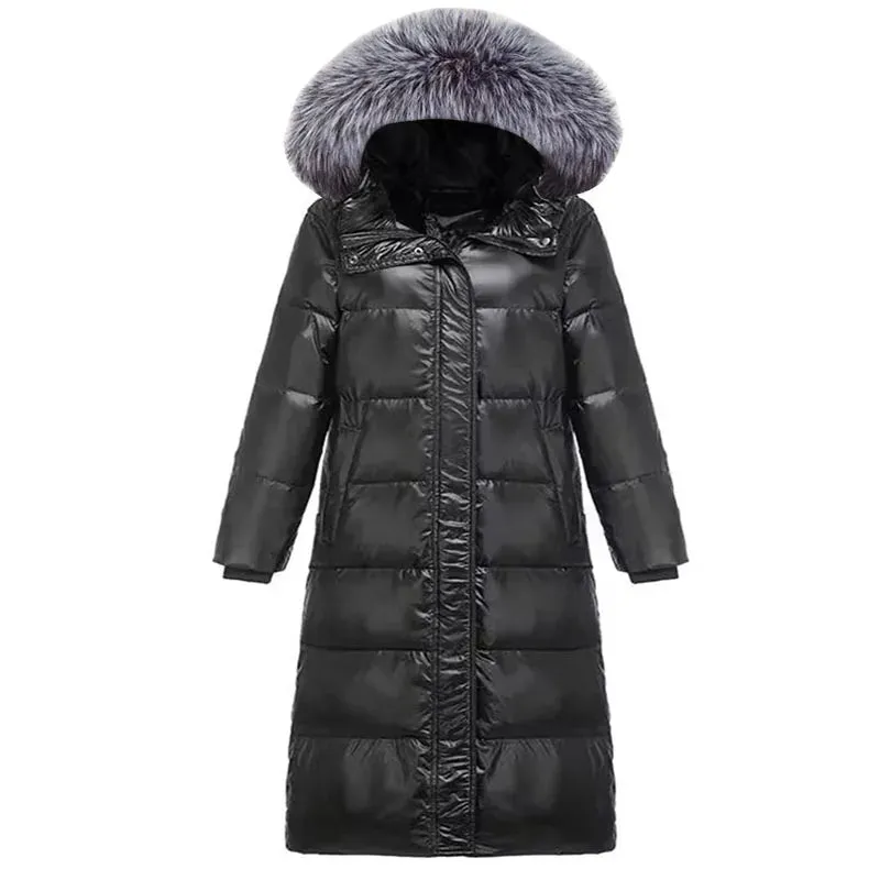 Waterproof Long Parkas Autumn Jacket Women New 2024 Hooded Winter Warm Down Jacket Female Parkas Plus Size 3XL Women Winter Coat