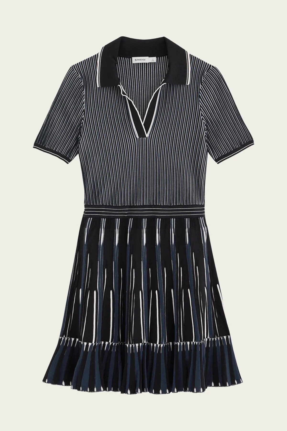 Weslee Polo Mini Dress in Midnight Multi
