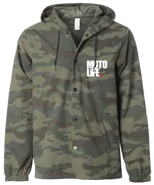“WET RiDE” Forest Camo Button Up