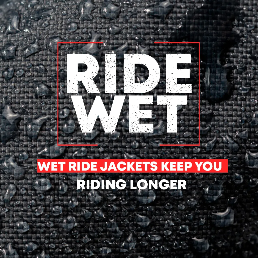 “WET RiDE” Reflective Button Up