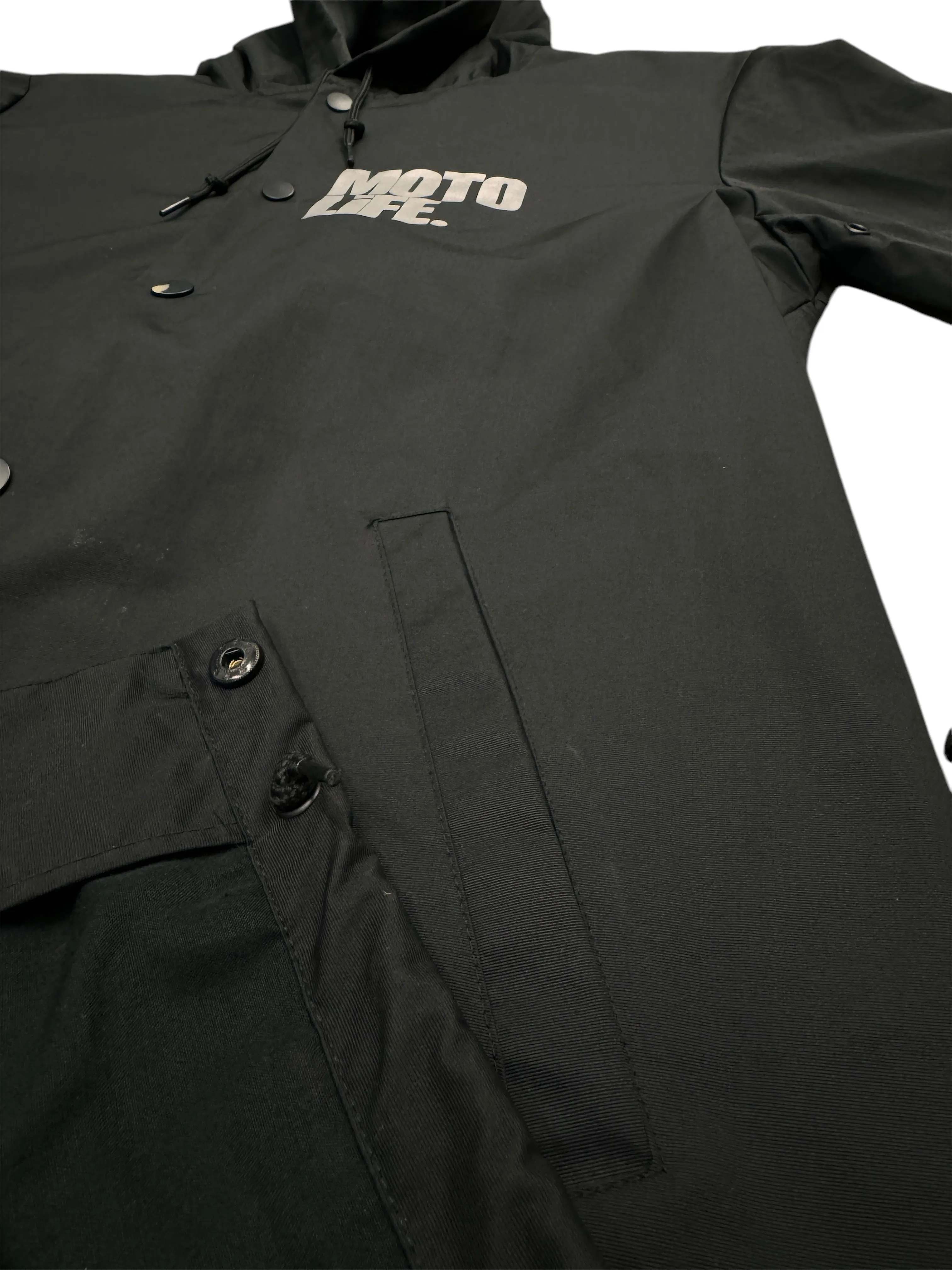“WET RiDE” Reflective Button Up