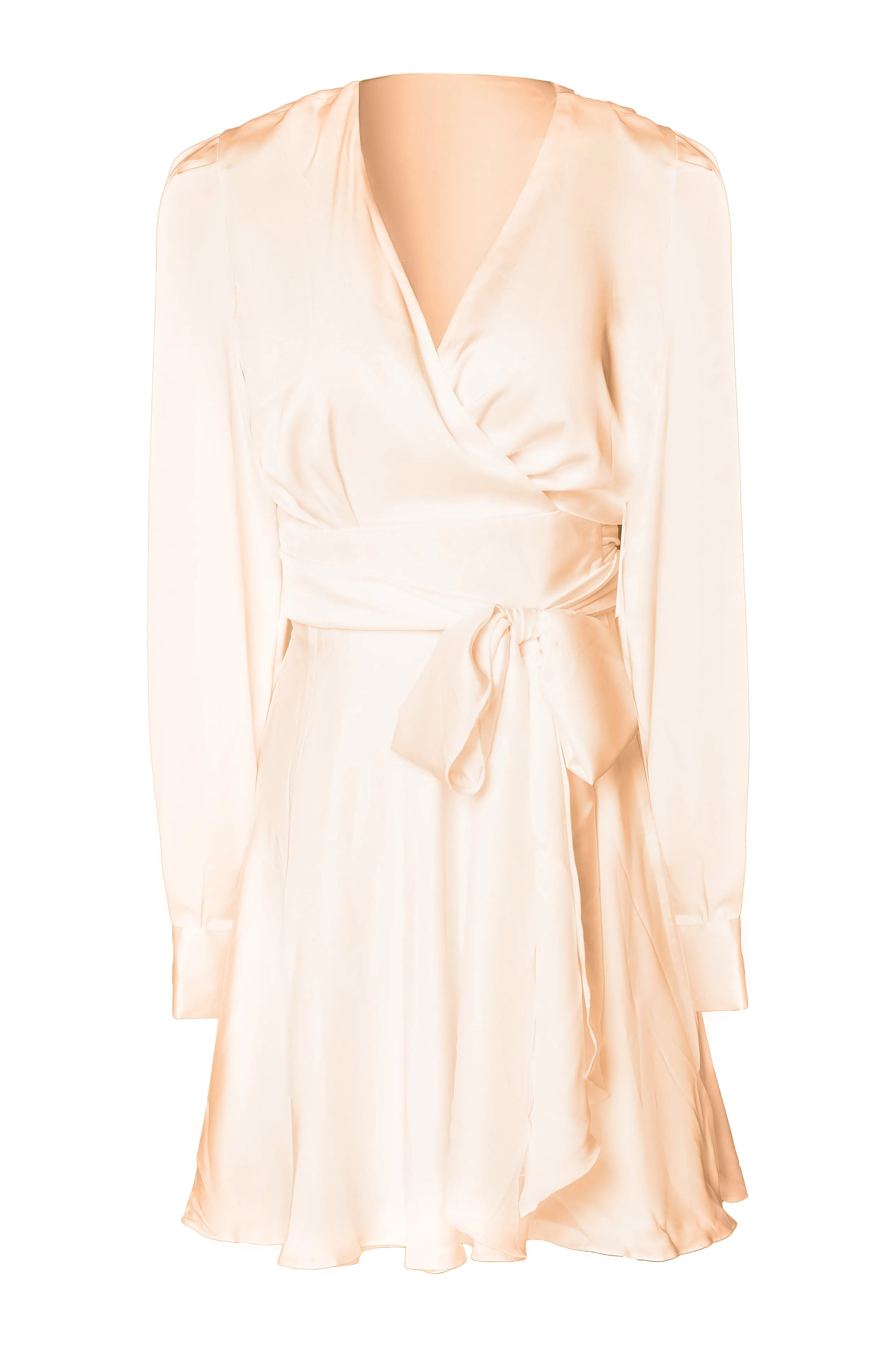 White flying mini dress
