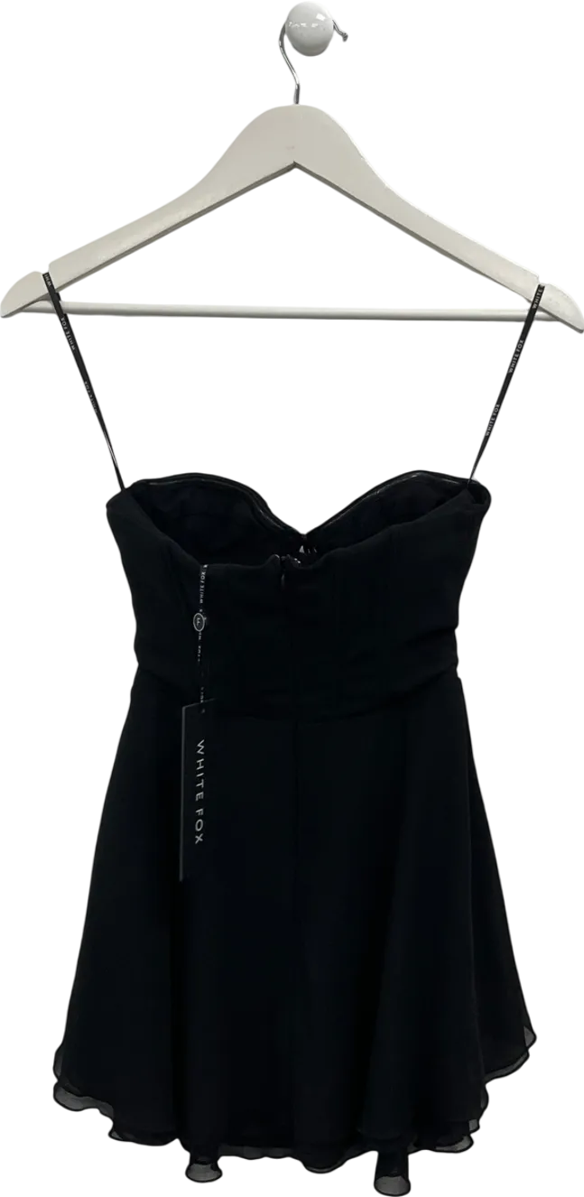 White Fox Black Push The Feeling Mini Dress UK XXS
