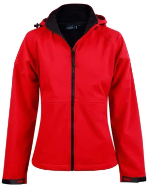 Winning Spirit Womens Aspen Softshell Hooded Jacket