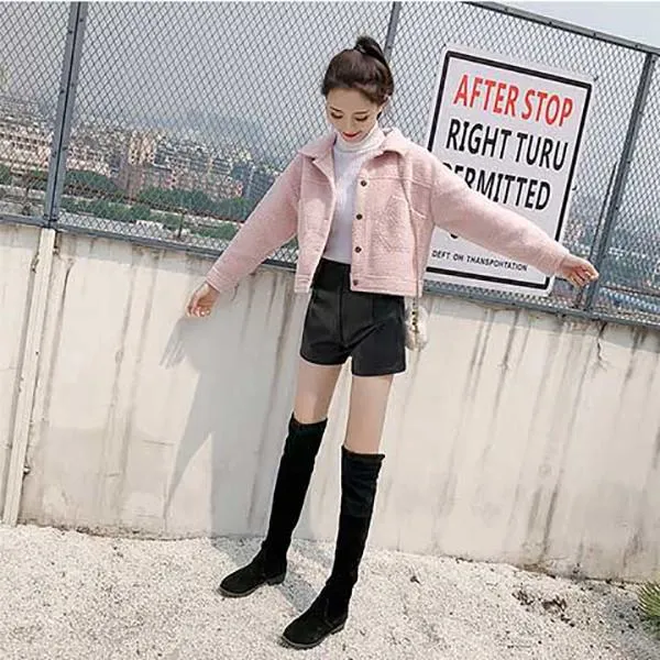 Winter Bubble Coat Women Solid Oversized Short Jacket Female Hooded Padded Jacket Parkas Mujer