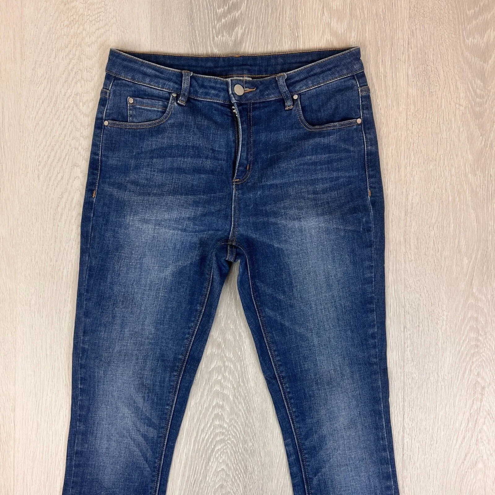 Witchery Womens Blue Denim Skinny Jeans Size 11
